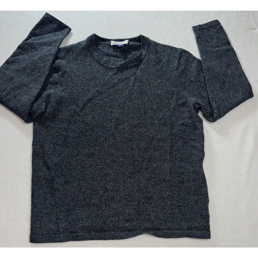 Artefact Merino Crewneck Sweater Mens Large gray 100% Merino Wool Preppy